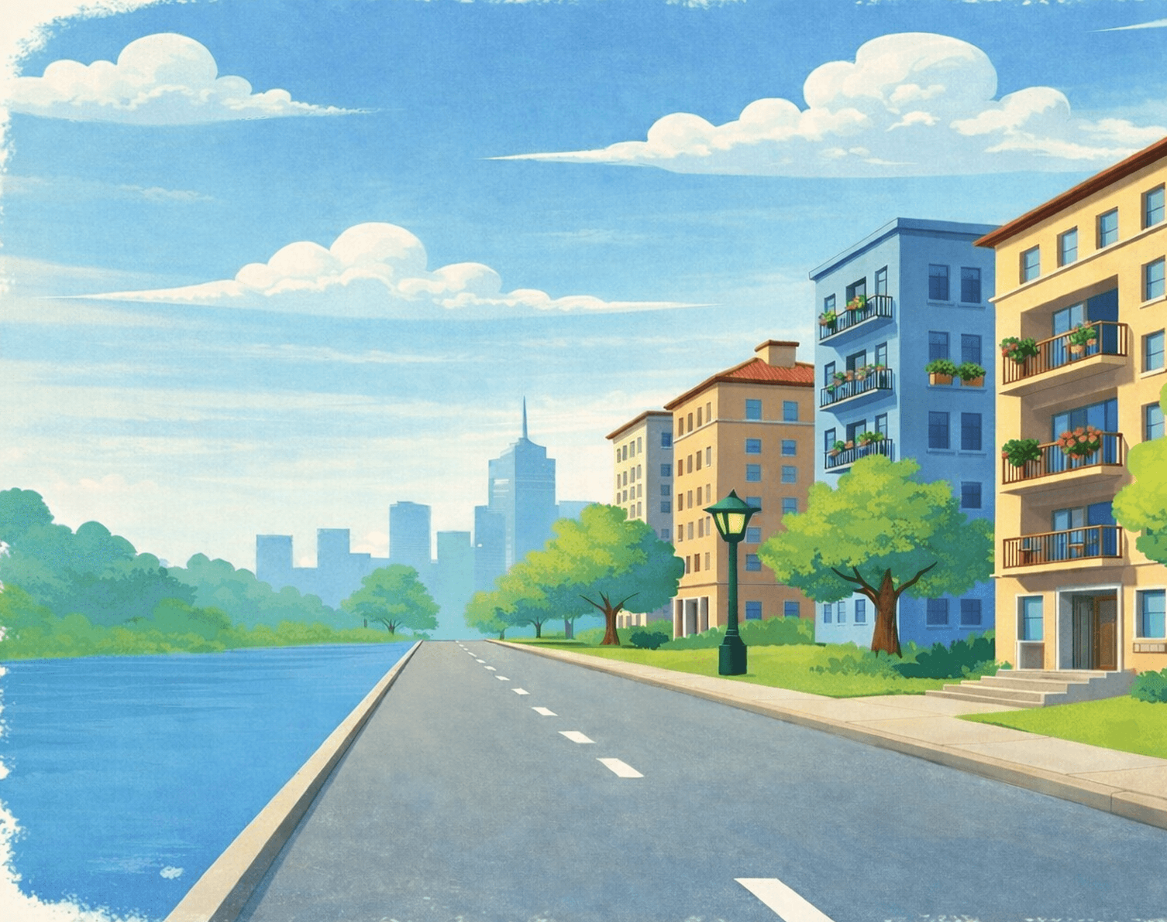 City collaboration background